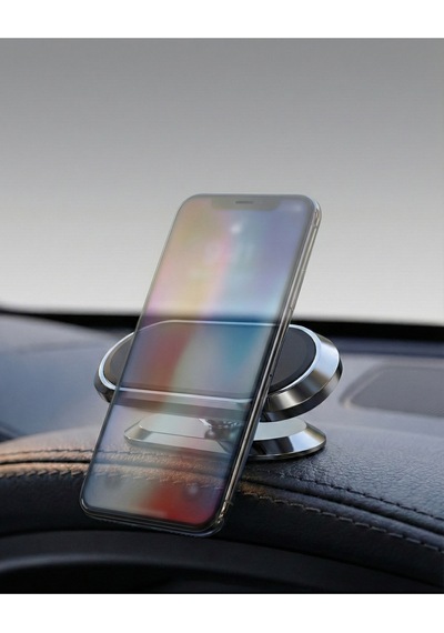 Güçlü Mıknatıslı Araç İçi Telefon Tutucu Yapışkanlı Torpido Üstü Telefon Tutacağı