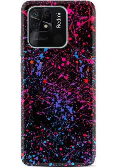 Xiaomi Redmi Poco C40 Kılıf Silikon Desen Özel Seri Boyalar 1660