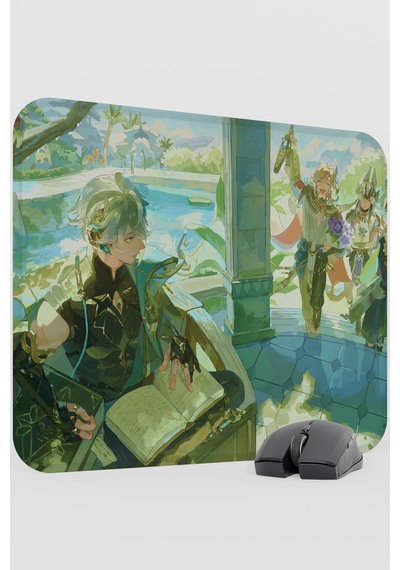Alhaitham Genshin Impact Anime Gacha V5 - 48x40 Xl Gaming Mouse Pad Fare Altlığı