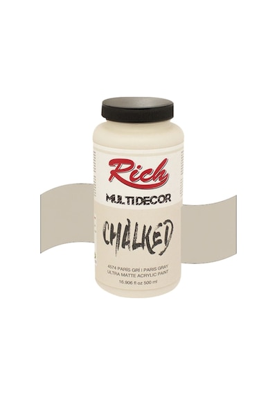 Rich Multi Decor Chalked Akrilik Boya 500 Cc. 4574 Paris  Gri