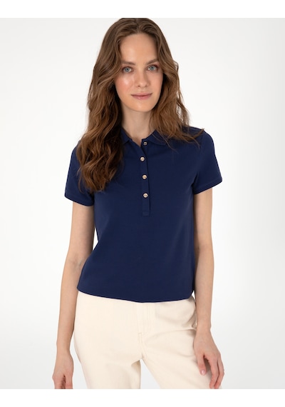 Pierre Cardin Kadın Lacivert Tişört Basic 50325456-vr033