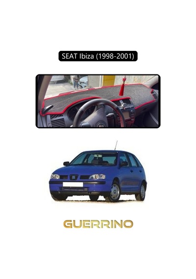 Seat Ibiza 1998-2001 Torpido Koruma Halısı Siyah Kenar