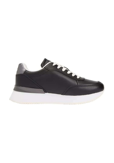 Tommy Hilfiger Kadın Metalik Detaylı Chic Fashion Runner Sneaker - Siyah Triple Black
