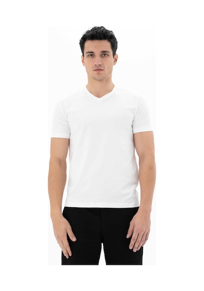 AR-MA Arma Erkek Slim Fit V Yaka Tişört Y25344452801 Beyaz AR-MA Arma Erkek Slim Fit V Yaka Tişört Y25344452801 Beyaz