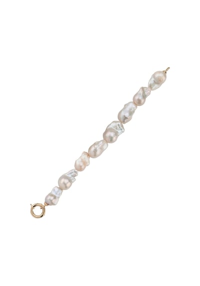 22,5 Mm Barok İnci Bileklik 22 Cm / Sarı Gümüş