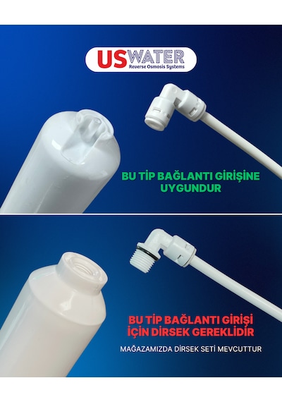 Tüm Kapalı Kasa Su Arıtma Cihazlarına Uyumlu 5'li Filtre Seti