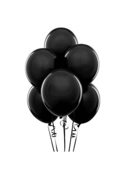 Balon Siyah Renk 100 Adet