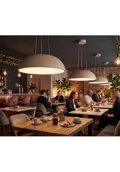 Cata Ct 8640 Zen Led Sarkıt Armatür 3 Renkli Kumandalı Bej