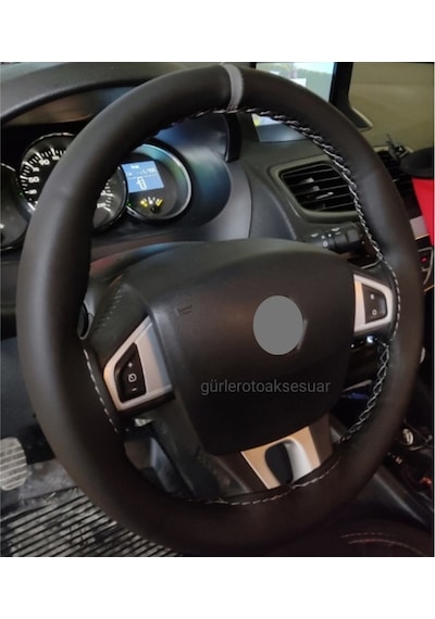 Renault Serisi Dikmeli Direksiyon Kılıfı Soft Tek Yüzüklü Model