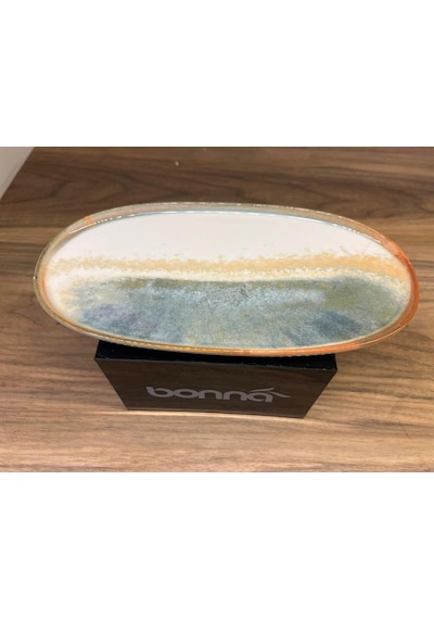 Büyük Oval Tabak / Servis / Sunum / Kahvaltı Tabağı 25 Cm Bonna Fium Hygge Oval Plate