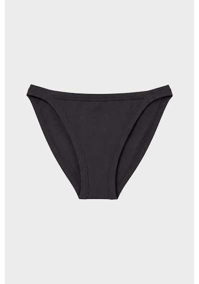 Auw Kadın Yanları İnce Pamuklu Modal Slip Külot 6'lı - Softfit Siyah