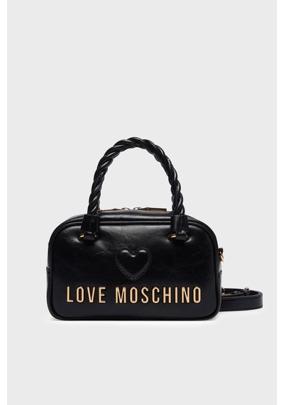 Love Moschino Logolu Çıkarılabilir Askılı Çanta Bayan Çanta Jc4134pp1pl1100a Siyah