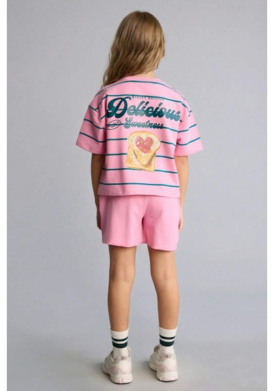 Defacto Sweatshirt Kumaşı 2li Takım Kız Çocuk H7876a826smpn82 Pembe-pn82 Defacto Sweatshirt Kumaşı 2li Takım Kız Çocuk H7876a826smpn82 Pembe-pn82