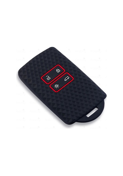 Renault Clio 5 Megane E-tech Austral Koleos Kadjar Captur Zoe Silikon Desenli Anahtar Kılıfı