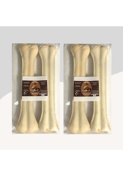 Miçiko 27 Cm Beyaz Press Çiğneme Kemiği 2 Paket 4 Adet
