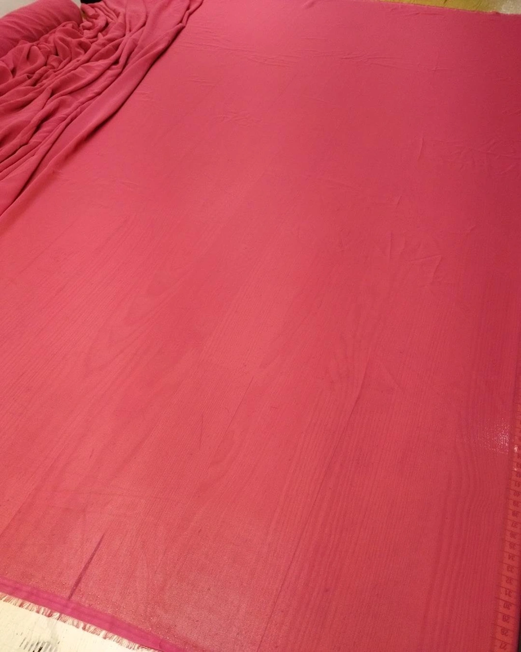 Şifon Koyu Pembe Renk 150 En X 210 Boy -1204 Renkli