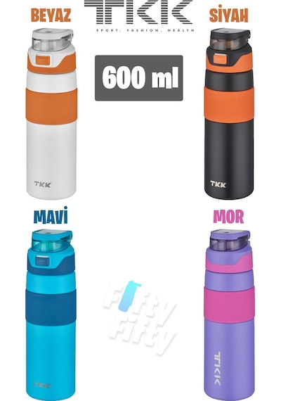 Tkk 600 Ml Rahat İçim Çelik Termos 6 Saate Kadar Yalıtım 2002-600 001