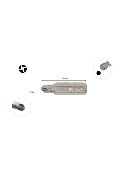 Ceta Form TorqSet Uçlu No 0 x 25 MM Bits Cb860