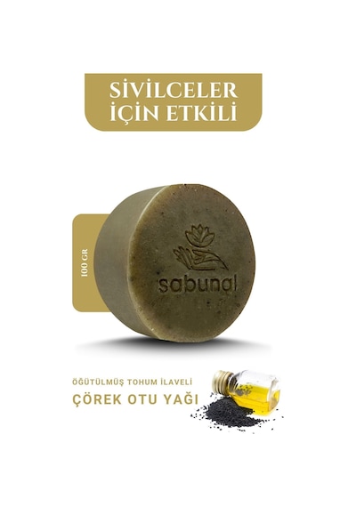 Sabunal Çörek Otu Sabunu - Doğal - Ferahlatıcı ve Sivilce Karşıtı Sabun 100 G