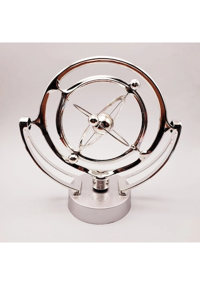 Şık Denge Topu 25x10.5x10.5 Cm Gümüş Renkli Dekoratif
