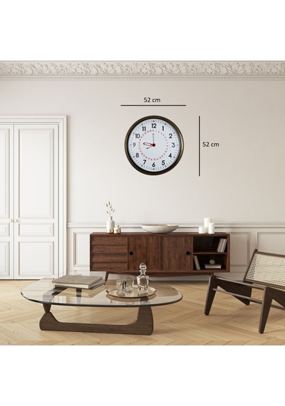 Eskitme Takvimli 52 X 52 Cm Metal Duvar Saati Diğer