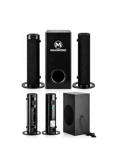 Maxword SLC-275 Bluetooth 5.3 Ayrılabilir Soundbar Subwooferlı TV Ses Sistemi HDMI ARC Optik AUX USB