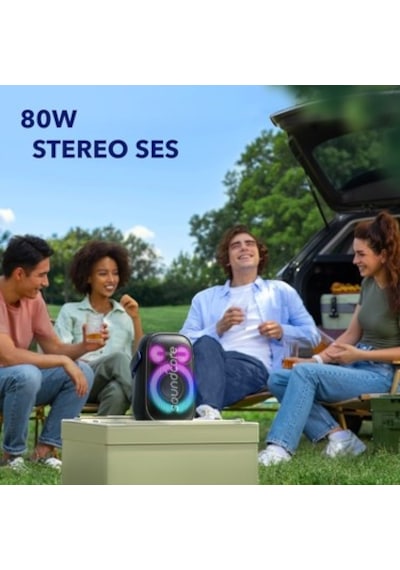 80w Kablosuz Bluetooth Hoparlör, 18 Saat Çalma Süresi Ve Suya Dayanıklı Tasarım