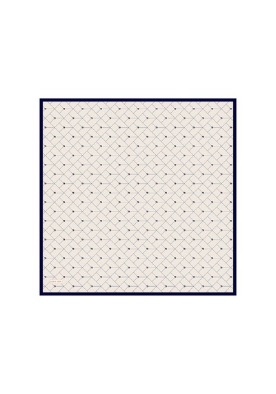 Pierre Cardin Krem 90x90 İpek Krep Saten Eşarp Krem Krem