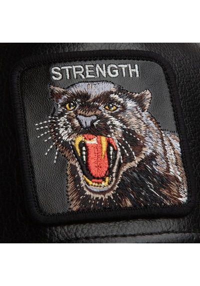 Goorin Bros Faux Leather Panther Unisex Siyah Şapka 101-2943