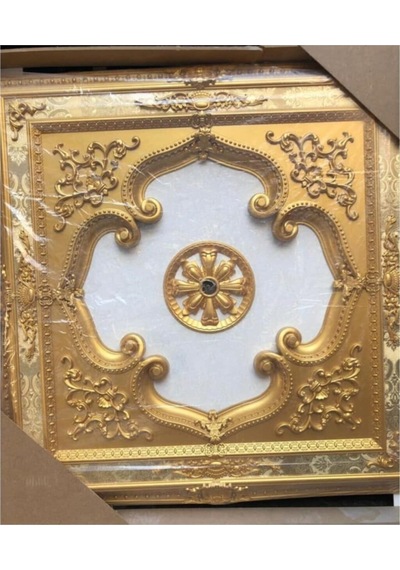 Kare Altın Saray Tavan 120x120 Cm