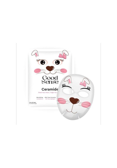 Rabbit Ceramide Kağıt Yüz Maskesi Nemlendirici Cilt Bariyeri Güçlendirici Bakım Maskesi