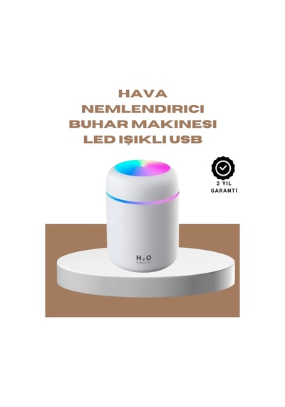 Ceylan Adam Usb Girişli Taşınabilir Mini Nemlendirici 300ml Su Hazneli