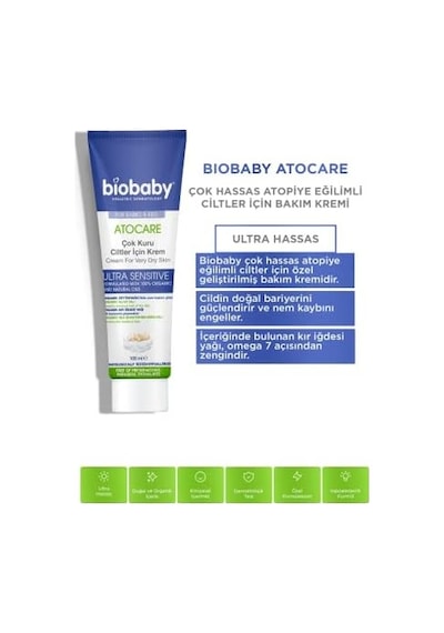 Biobaby Kuru Ve Atopik Ciltler İçin Şampuan Ve Krem