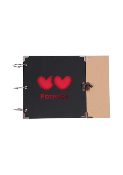 Forever Albüm Kilitli Kalp Modeli Resim Çerçeveli Hediyelik