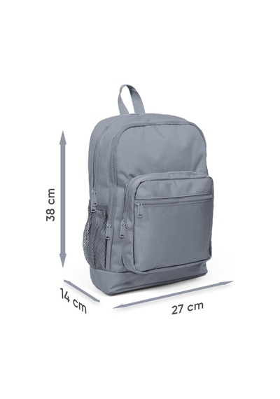 Coral High Kids Su Yeşili Pembe Kedi Desenli Dört Bölmeli Okul Çantası 23707