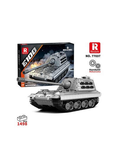 Reobrix E100 Heavy Tank 77037 Brick Yapım Seti