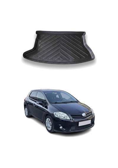 Toyota Auris 2007-2012 Arası Uyumlu Araca Özel Kauçuk Tpe Bagaj Havuzu Siyah