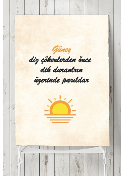 Güneş Motivasyon Poster