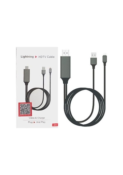 Lightning To HDMI HD TV Görüntü Aktarma Kablosu iPhone Apple Uyumlu iPad  IOS
