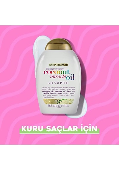 Ogx Yıpranma Karşıtı Sülfatsız Coconut Miracle Oil Şampuan 385 Ml