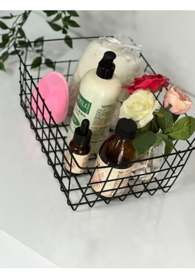 2 Adet Çok Amaçlı Sepet Organizer Banyo Düzenleyici Kiler Mutfak Organizer Dolap İçi Düzenleyici Met Diğer