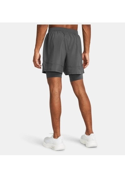 Under Armour Ua Launch 5 2-ın-1 Shorts Erkek Taytlı Şort 1382640 1382640 025 025