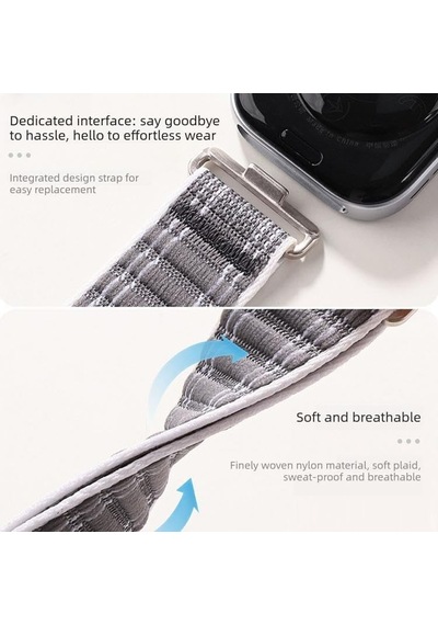 Huawei Watch Fit 4/4 Pro/fit 3 İle Uyumlu Travel Loop Kordon Rahat Kumaşlı Bileğe Göre Ayarlanabilen Fıt 4 Kayış Nefes Alan Terletmeyen Konforlu Tasarım Fit 4 Pro Kordonu