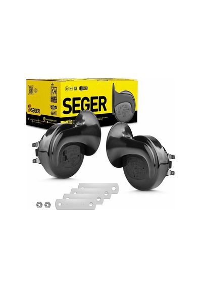 Seger 12 Volt Dadat Salyangoz Korna Seti Tek Fişli
