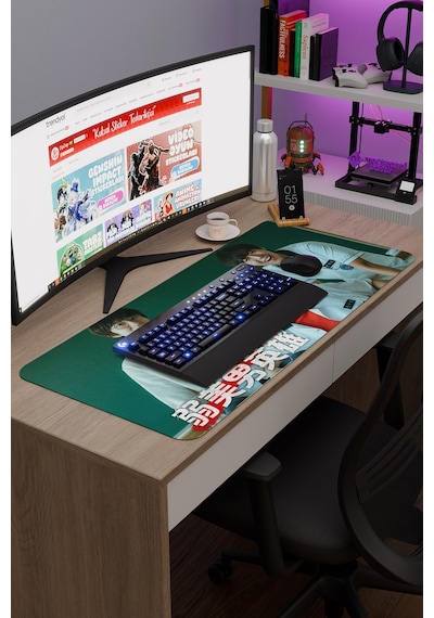 Weak Hero Class - K Drama V2 90x40 Xxl Gaming Kauçuk Kaymaz Taban Mouse Pad Fare Altlığı