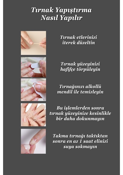 Kedi Gözü Small Beden Kısa Küt 10 Adet Takma Tırnak Seti T041 Kalpler-kalpler