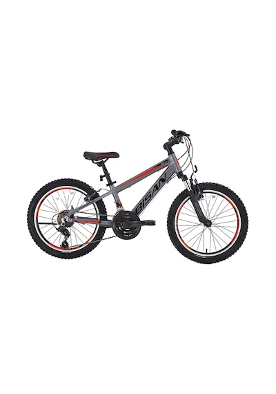 Bisan Cooper Çocuk Bisikleti 28 Cm V Fren 20 Jant 21 Vites Füme Kırmızı Füme - Kırmızı
