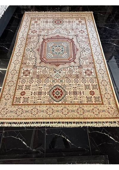 Hoom Rugs Sultani 822 Stone Klasik Salon Halısı Çok Renkli