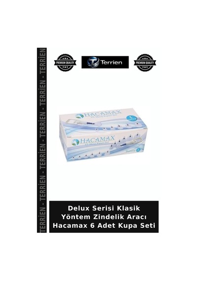 Delux Serisi Klasik Yöntem Zindelik Aracı Hacamax 6 Adet Kupa Seti