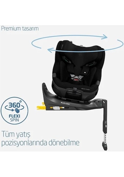 Maxi-Cosi Emerald 360 Pro I-Size Dünyanın İlk Kızaklı, Araç Dışına Çıkabilen, ADAC'lı 0-36 kg Bebek Oto Koltuğu